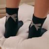 ALLINCOMPLETE ALCP Ribbon Fluffy Socks (6 Colors)
