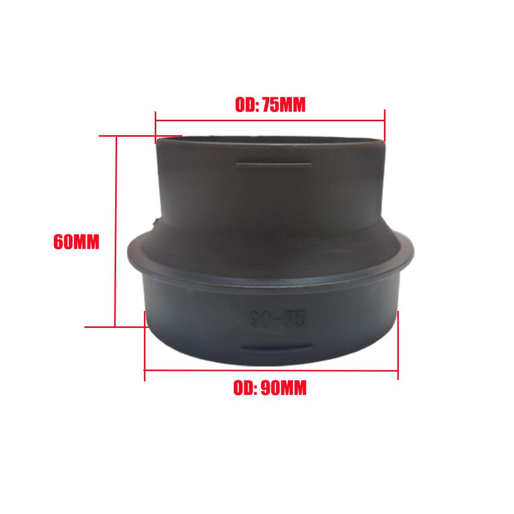 42/60/75/80/90mm Car Heater Ducting Reducer Hose Tube Connector Pipe Joiner Connector For Webasto For Diesel Parking Heater