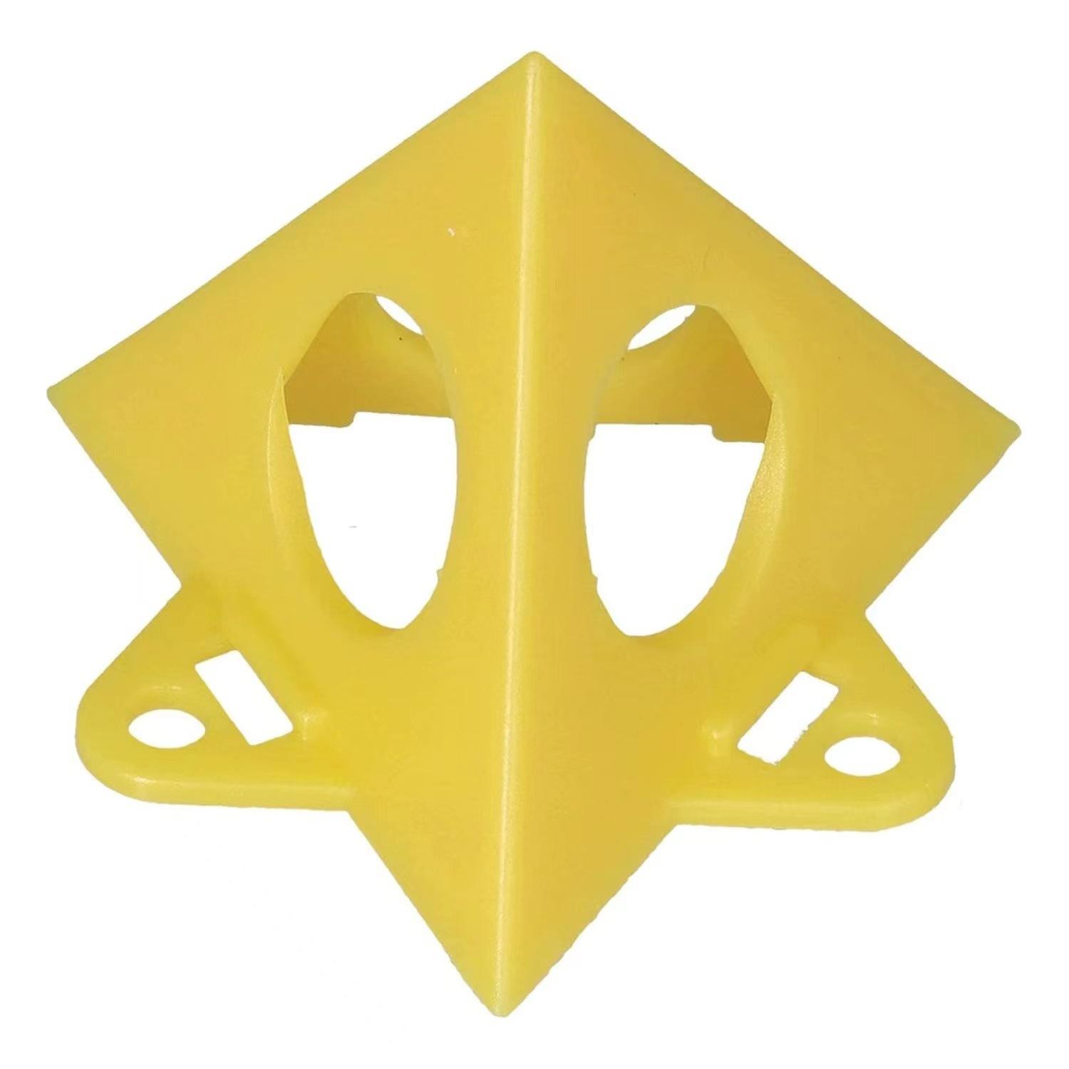 

10-50PCS Pyramid Triangle Paint Support Non-slip Plastic Pad Durable Woodworking Painting Board Stand for DIY Spraying Tools 1PC жовтий