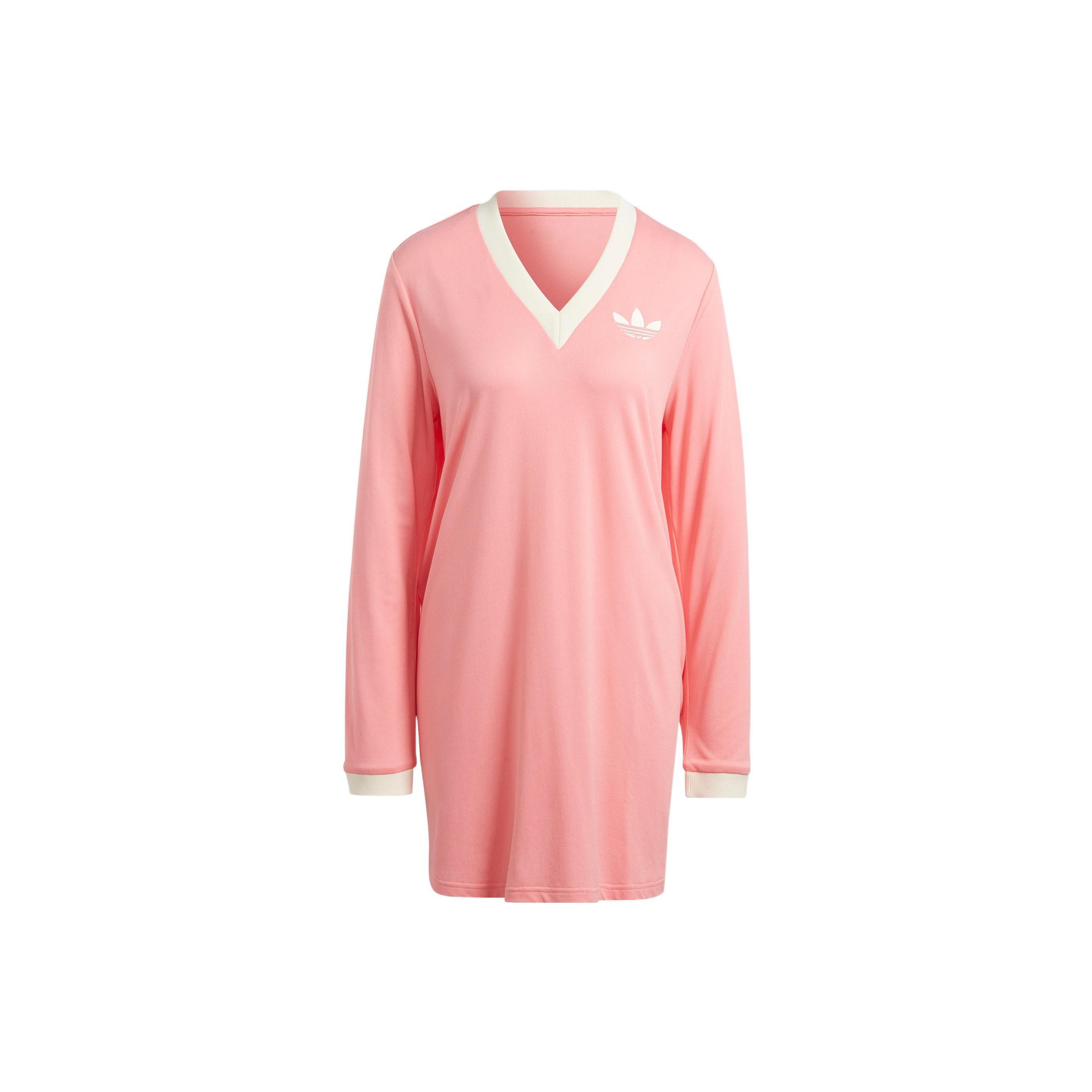 adidas Originals Women s Adicolor 70s Cali Tee Dress Pink IB2050 XXS
