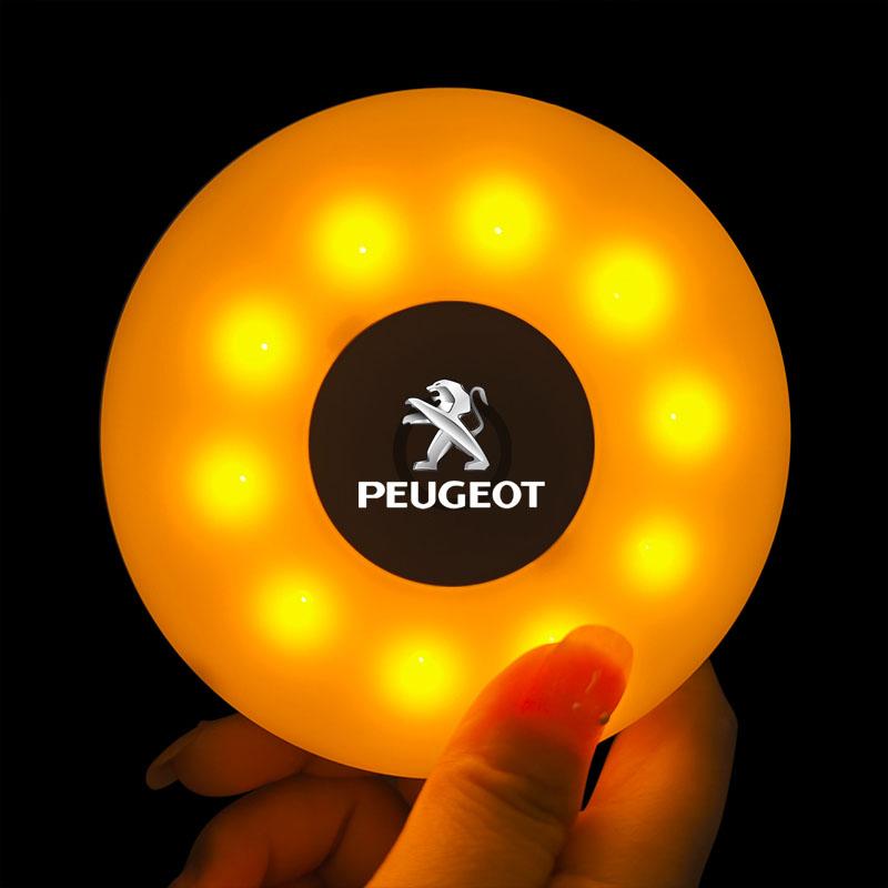 LED Touch Light Wireless Car Interior Lighting Auto Roof Ceiling Reading Lamp For Peugeot 206 208 306 307 308 407 408 508 2008 3008 407 508 2008 5008