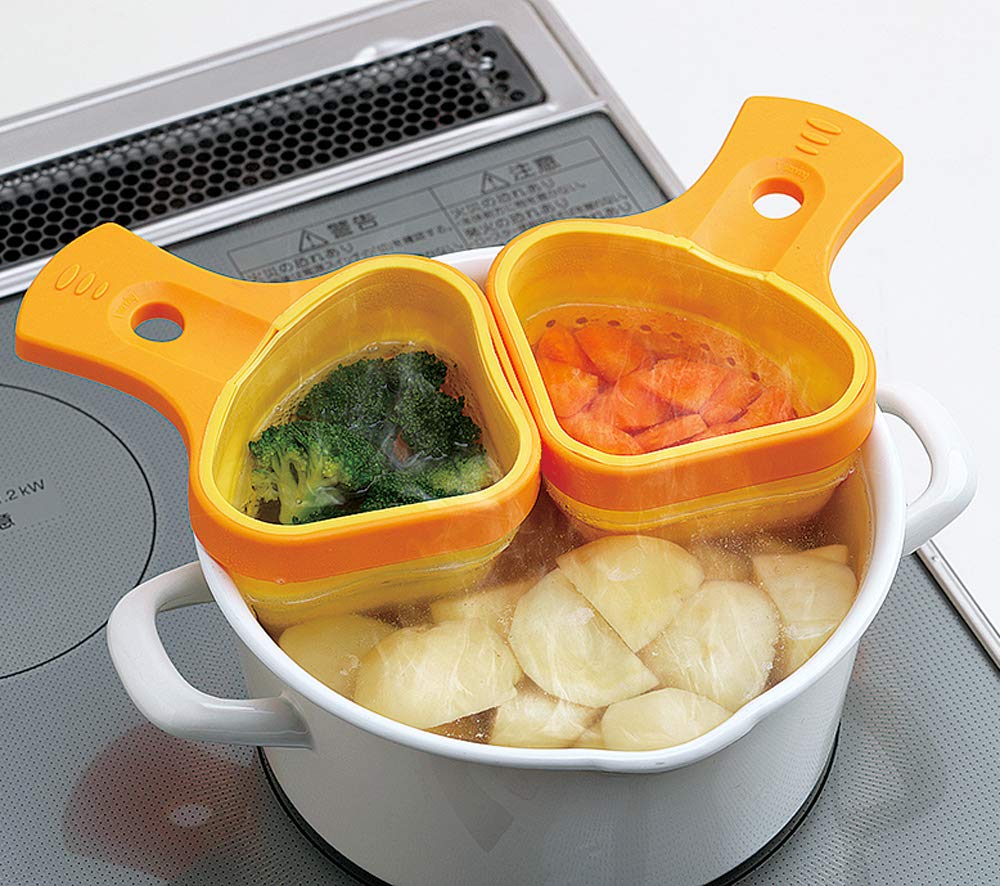 Silicone Folding Set of 2 Basket, (SV-6469)