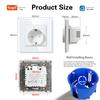 European Standard Smart WiFi Socket with APP Remote, Voice Control, Timer & Power Monitoring