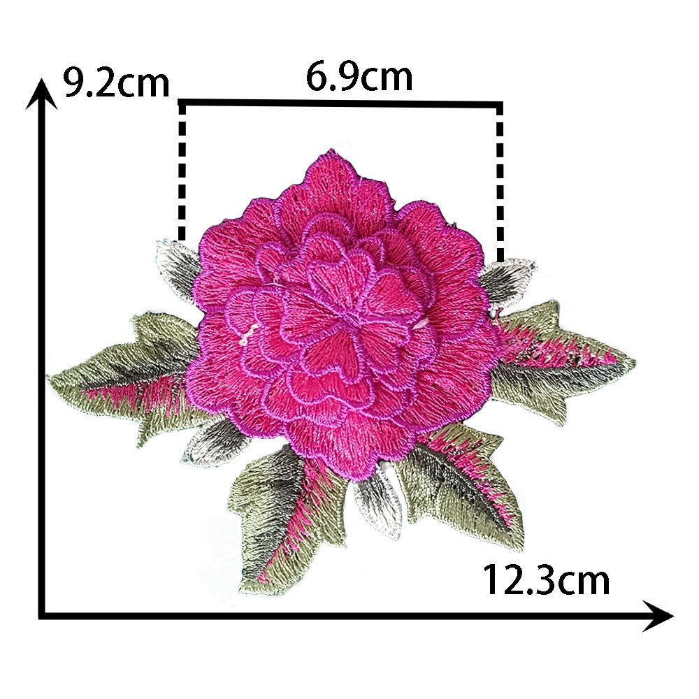 Red-Green I Polyester Embroidery Colored Embroidered Collar Sewing Decoration Wedding Dress Cheongsam Dress Clothing Accessories