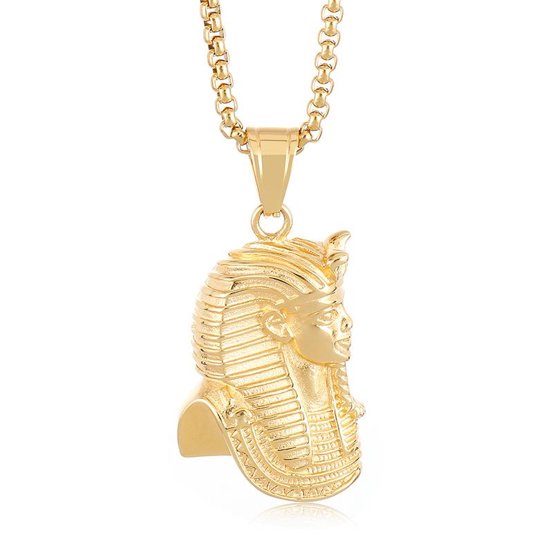 

Hip Egyptian Pharaoh Pendant Necklace Stainless Steel 304 Jewelry