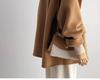 Women's 2025 Autumn Camel Hooded Double-Sided Wool Coat - New Korean Style High-End Overcoat