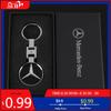GLC GLB 3D Metall Benz Logo Schlüsselanhänger Schlüsselring Emblem Autozubehör für Mercedes Benz AMG W206 W220 W212 W201 W210 W108 W168 W2