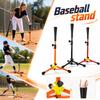 Suport reglabil pentru tricou de baseball pentru copii cu bază stabilă pe trepied pentru antrenament de lovire pentru tineri, Echipament pentru copii și începători