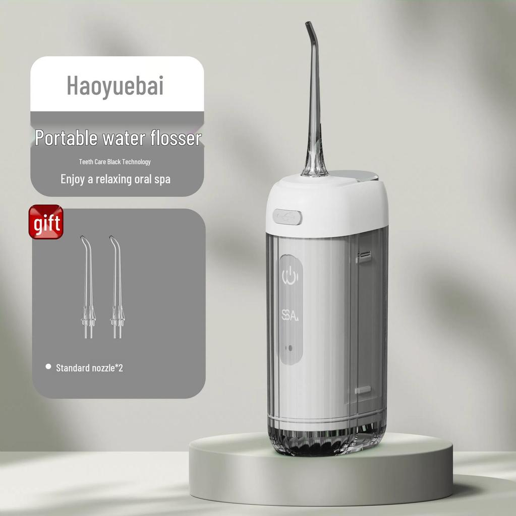 Cross-Border Portable Electric Water Flosser & Tongue Cleaner for Orthodontics