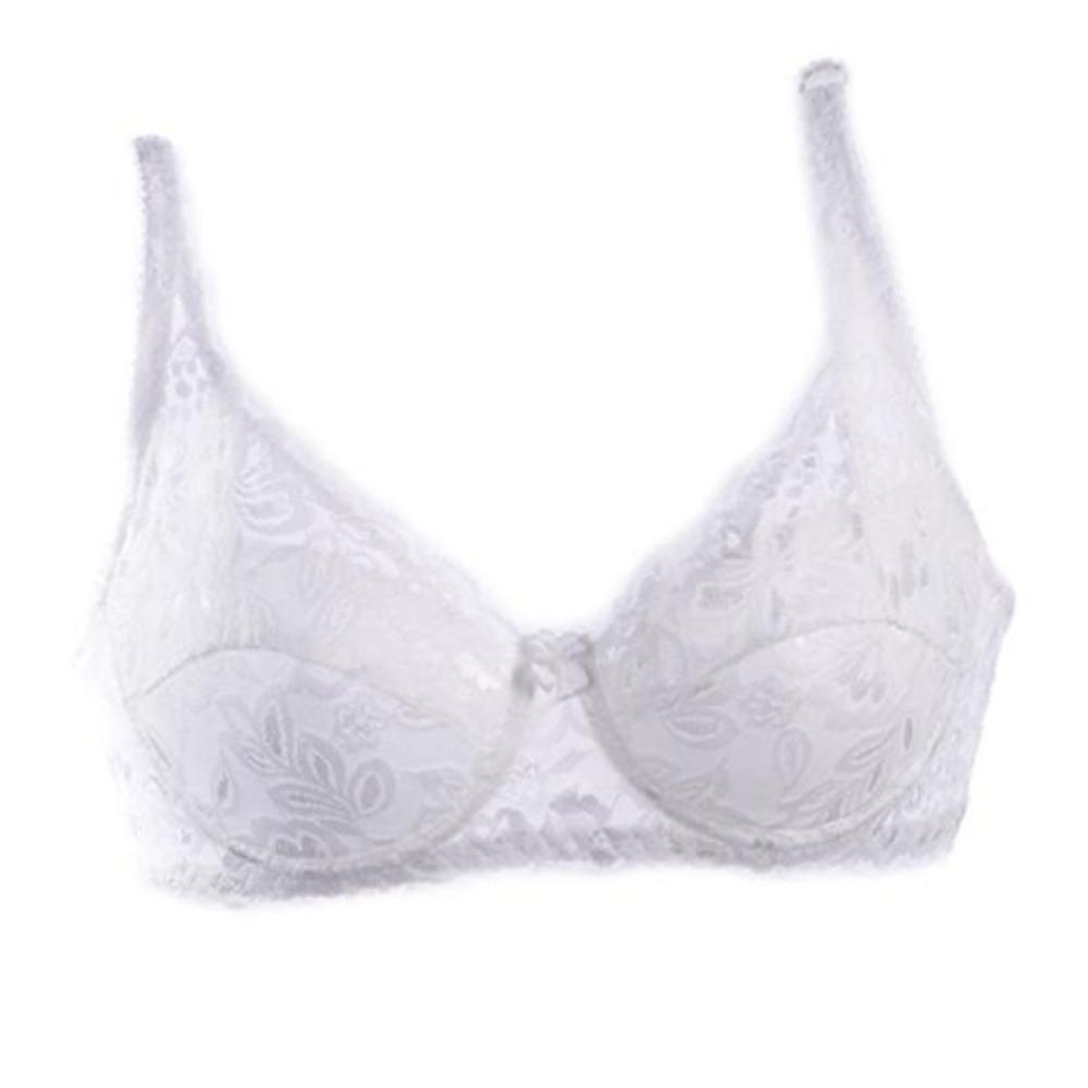 Women's Sexy Lingerie Underwear Ultra-thin Cotton Lace Bra Deep V Push-up Bra Breathable Sexy Bra