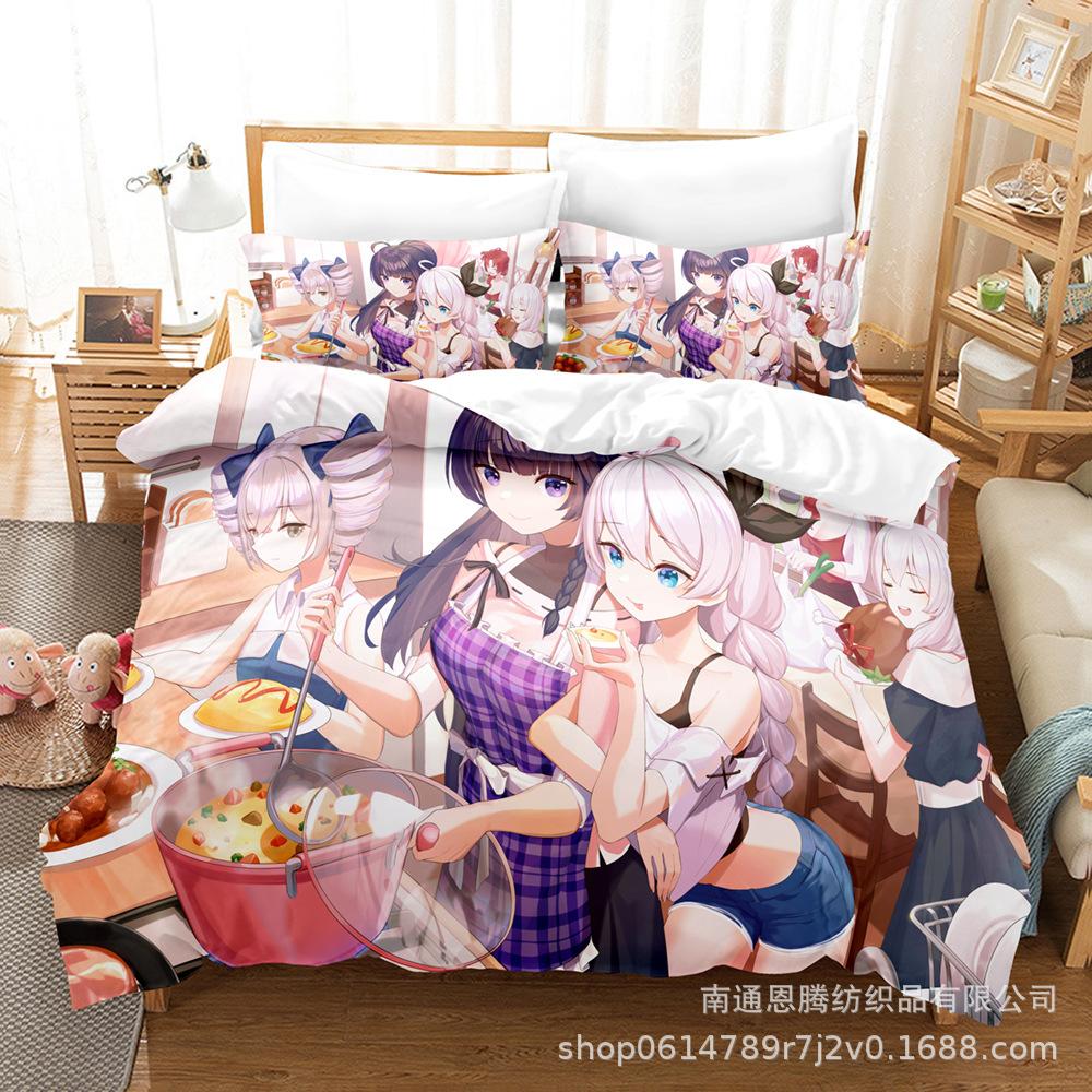 Honkai Impact 3 Bedding Set Single Twin Full Queen King Size Game Anime Bed Set Aldult Kid Bedroom Duvet Cover Sets 3D Print 013