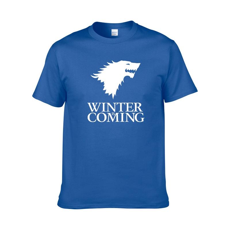 Game Of Thrones Ice Wolf Men Unisex Short Sleeve Casual T Shirt For All Seasons