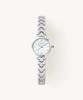 Lollalojeu Golden Halo Mother-Of-Pearl Silver Metal Watch