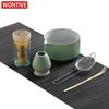 4/5PCS Japanese Matcha Set with Ceramic Bowl Bamboo Matcha Whisk Teaspoon Tea Sets Tea Lovers Gifts Tea-making Tools Accessories