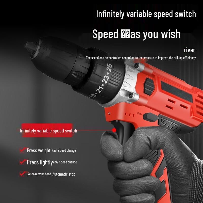 Lithium Cordless Electric Drill CN Plug (adapter Included)