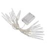 LED Ice Cone String Light 20LEDs Waterproof Icicle Fairy String Light for Holiday Christmas Indoor