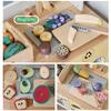 Toys Educational Toys Accessories Toys Cutting Play Food Kitchen Wooden Food Set Pretend Food Fruit Vegetable Cognition Kids