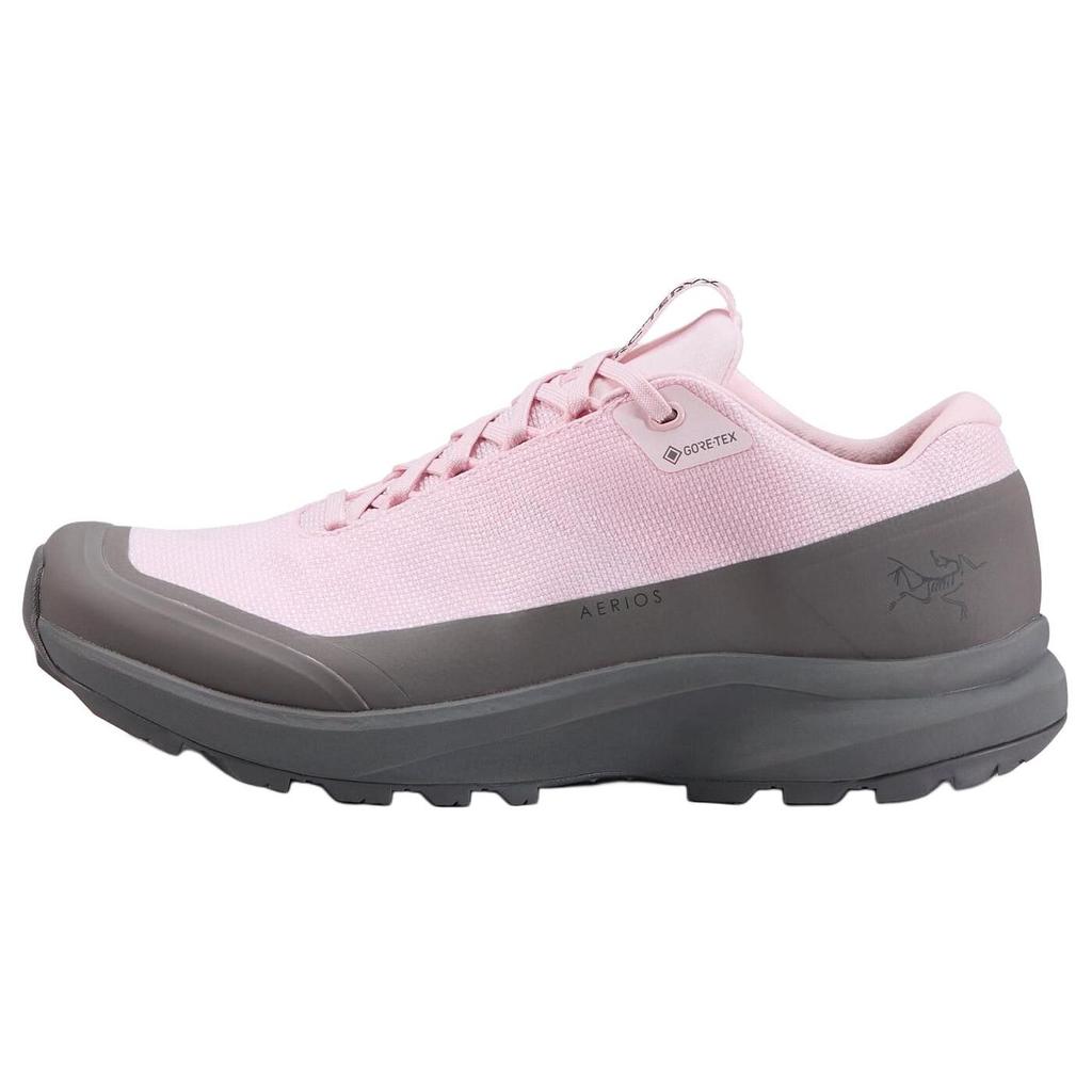 Arcteryx AERIOS Mesh GTX Round Toe Comfortable Breathable Low-Top Hiking Shoes Women sneakers Pink L08088800