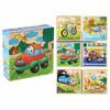 Educational Jigsaw 3D Cube Puzzle Bricked Up Montessori Wooden Puzzle Stem Learning Dinosaur Magnetic Puzzle Kids