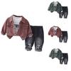 Kids Casual Long-Sleeve Set, Comfortable Daily Wear Outfits