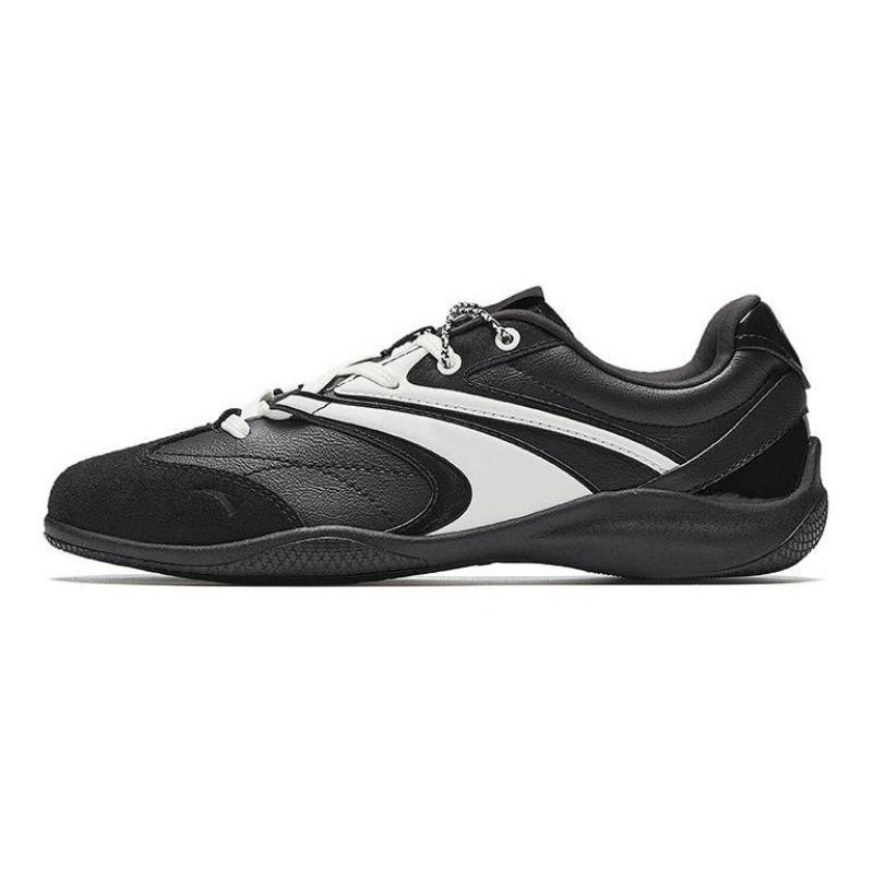 Anta Women Keli Retro Low-top German Trainers Black Ivory Titanium 122548886-3 37.5