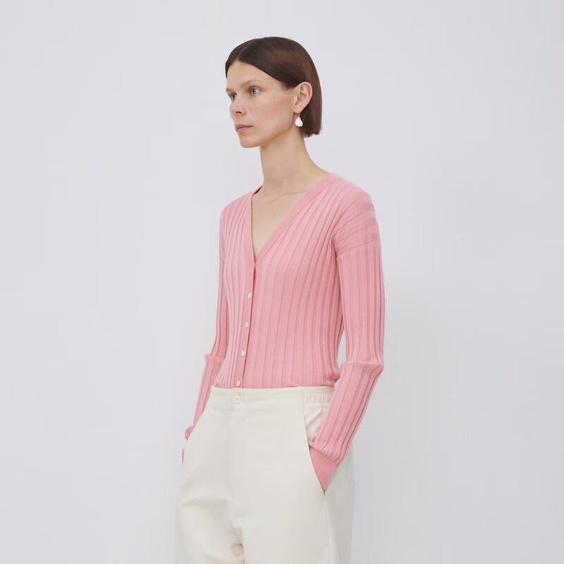 LESS Fall 2023 V-Neck Slim-Fit Knit Sweater