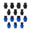 Raccord rapide à connexion directe pour tuyau d'eau PE filetage femelle 1/2" 3/4" 1" 1.2" 1.5" fil extérieur 20/25/32/40/50mm raccords en plastique PVC Nouveau