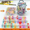 60pcs Mixed Colourful Clips Pointed Clip Office Clip Box Storage Clip Sewing Clip Quilt Clip (Bag/Box)