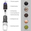 1/2Pcs Gravity Electric Salt and Pepper Grinder Set, Battery Powered Pepper Mill Adjustable Coarseness Salt Shakers Kitchen Gadgets Gifts