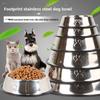 Stainless Steel Dog Bowl - Anti-slip and Anti-toppling - Large-sized Dog Feeding Bowl for Large Dogs - Pet Feeding Set