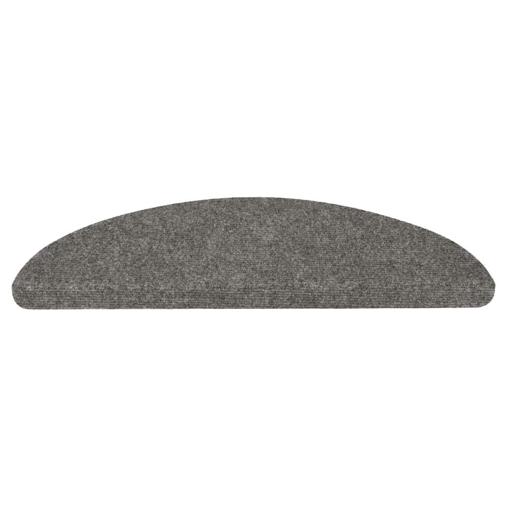 Self Adhesive Stair Treads 10 pcs Gray 56 x 17 x 3 cm