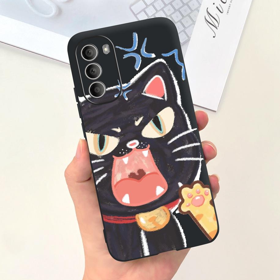 For Motorola Moto G51 G71 5G Case XT2171-2 XT2171-1 XT2169-1 Shockproof Cover Cute Rabbit Flower Phone Cases For Moto G31 Bumper