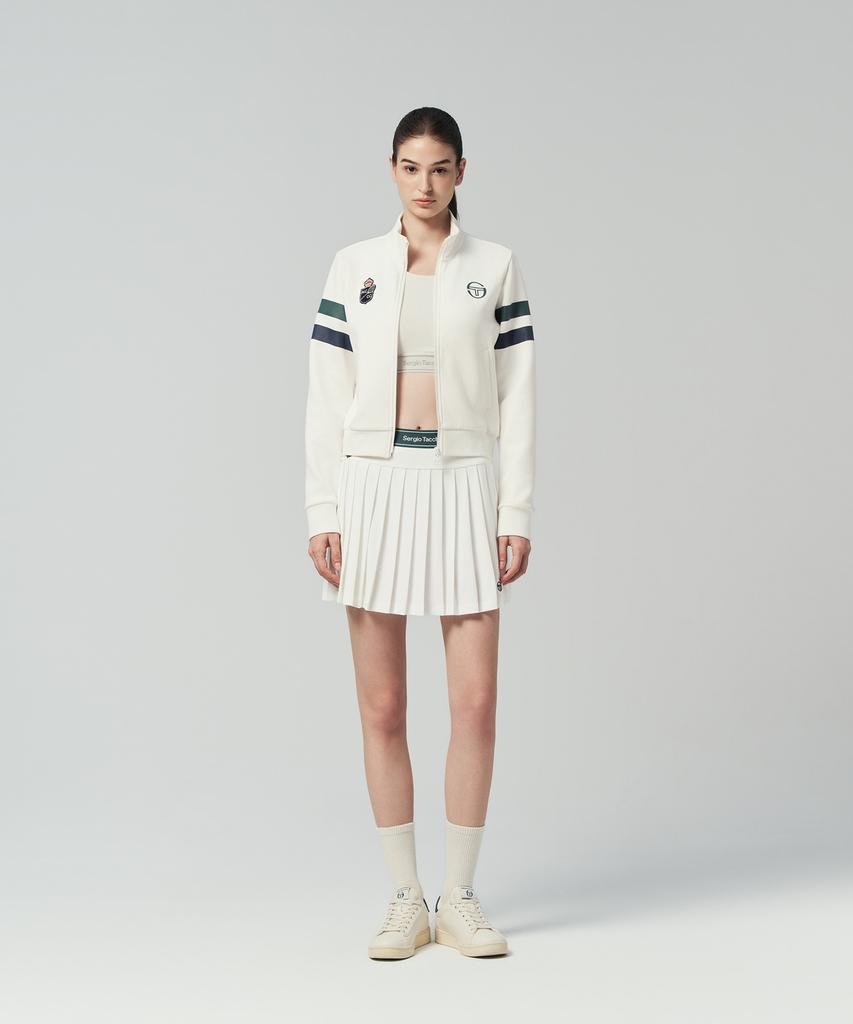 SERGIO TACCHINI W Mc Scratch Staff Pleated Skirt (White)