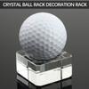 1PC New Transparent Crystal Sphere Base Square Support Ball Display Stand Crystal Glass Pedestal Holder Crafts Home Decoration
