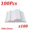 100-1000Pcs White Paper Lollipop Sticks Solid Core Cake Pop Stick For Kitchen Baking Bar Home Party Diy Chocolate Sugar Candy