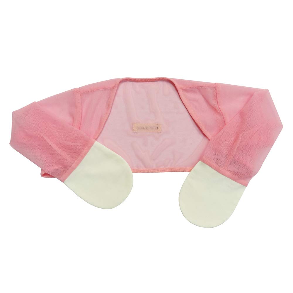Edenswear Baby Eczema and Atopic Dermatitis Face Scratch Prevention Gloves with Net Sleeve Covers and Vest 9 (Pink, Months)