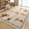 Rystal Pile Carpet Room Bedroom Cartoon World Map Underwater World Space Rug Washable Non-slip Carpet Children's Playmat