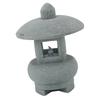 Pagoda Lantern Statue Sandstone Chinese Building Ornament Miniature Pagoda Model for Fish   Landscape