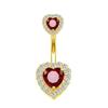Elegant Belly Rings Stainless Steel Curved Navel Rings Fashion Navel Piercing Barbell  Body Jewelry