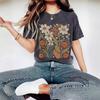 Summer Women's Clothing Plant Flower Pattern 3D Printed Round Neck Short Sleeved Casual T-shirt