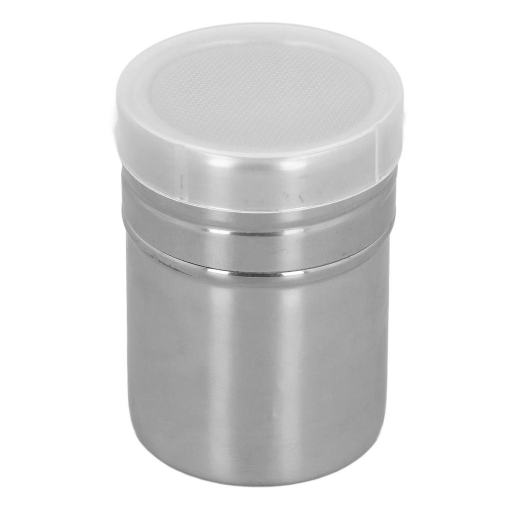 Coffee Powder Sieve Shaker Stainless Steel Cocoa Shaker Moistureproof Powder Sifter Cylinder with