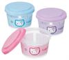 Skater Storage Set of for Side Made in Sanrio Hello Kitty Containers, 3, 240ml, Dishes, Japan, Kaohana, SIJ3-A
