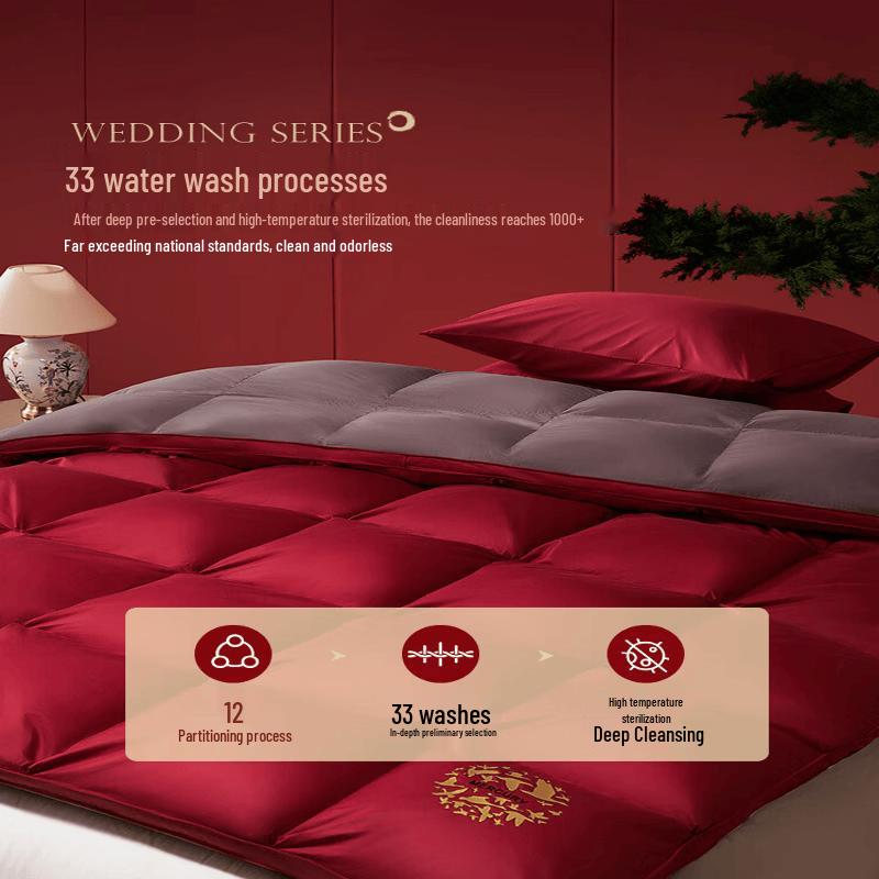 Mercury Home Textiles 95% White Goose Down Winter Duvet - Xi Yue Series