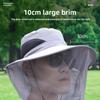 Outdoor Mosquito Net Hat With Sun Protection For Fishing Enthusiasts