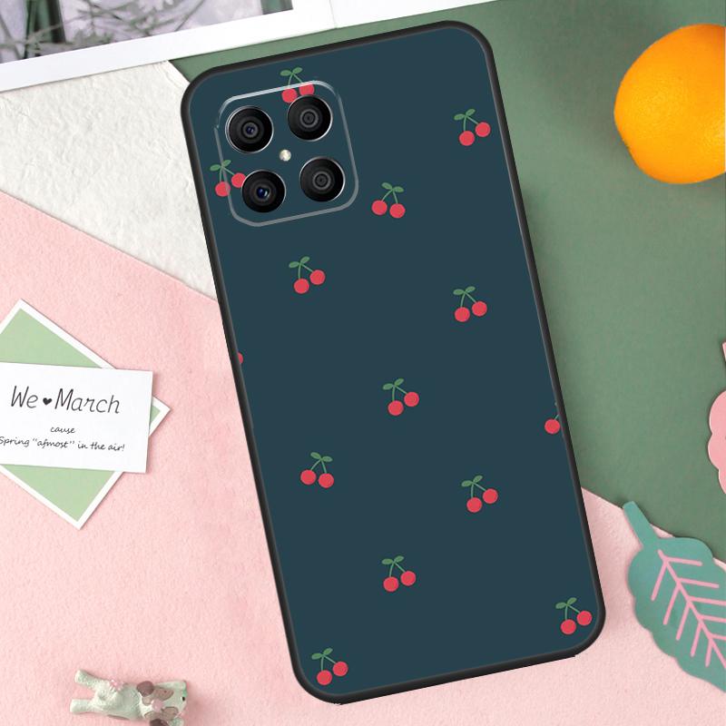 Cherry Fruit Cute Collage Case For Honor X9b X8b X9a X8a X8 X9 X9c 50 70 90 Lite Honor 200 Pro Magic 7 5 6 Lite Cover