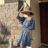 New ArrivalS Open Run Women S Floral Off Shoulder Smock Banding jumpSuit