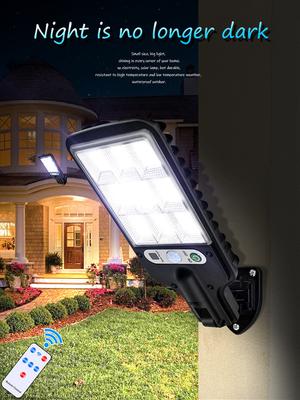 Solar Powered Outdoor Courtyard Lights, Road Human Body Sensing Integrated LCOB Household Solar Street Lights, Wall Lights