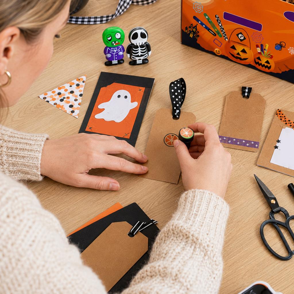 228pcs Halloween Toy Set Includes Assorted Themed Toys and Accessories for Holiday Party Favors and Trick or Treating Fun