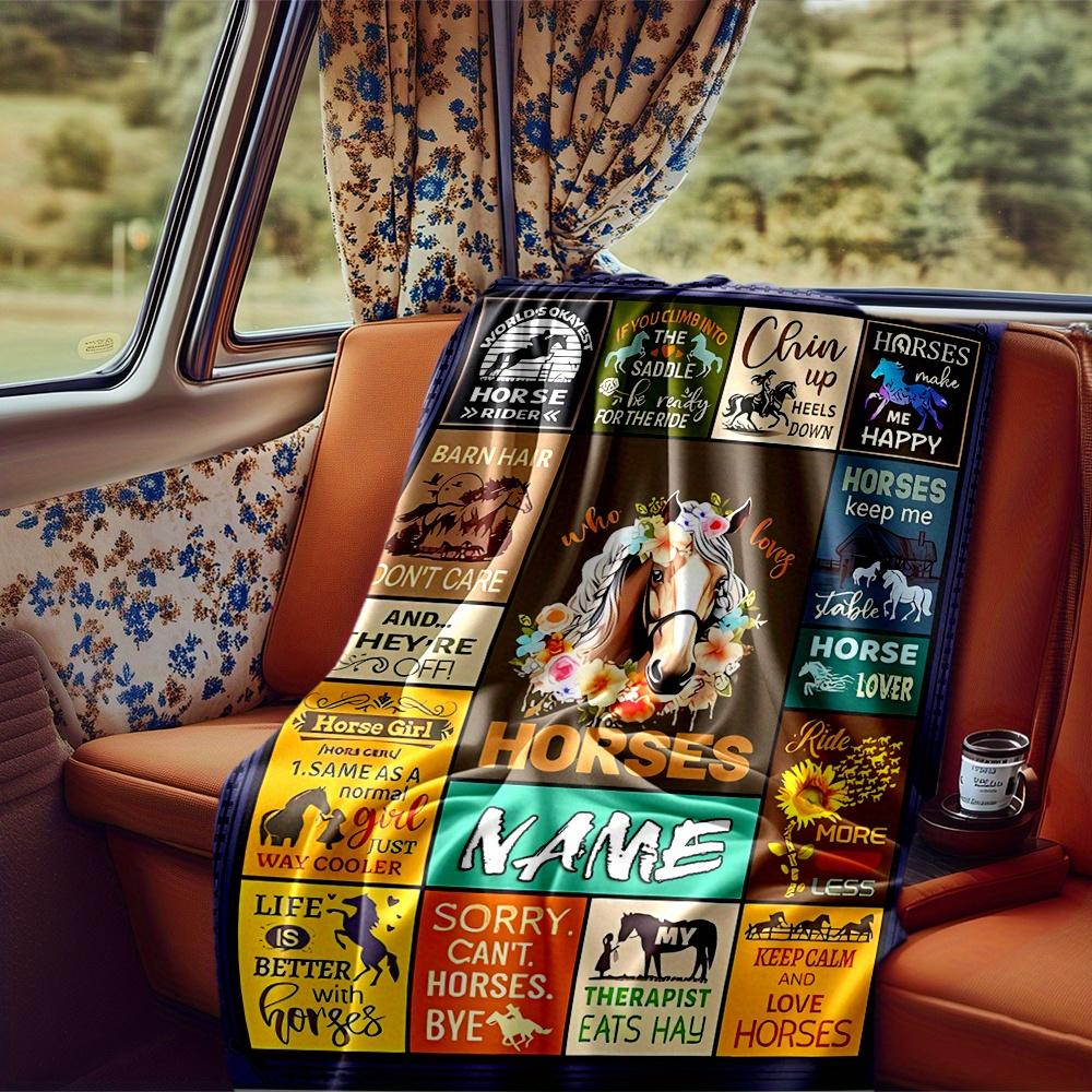 Sunflower Daughter Blanket Personalized Name Soft Comfortable Stylish Blanket Car Blanket Perfect For Travel Camping Outdoor Home Suitable For All