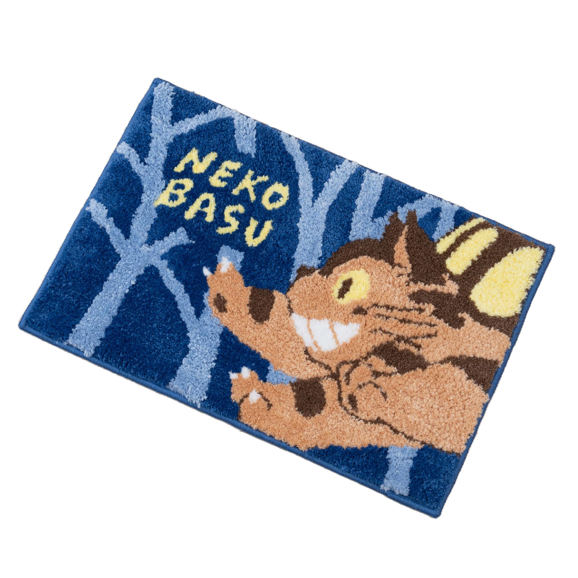 

Senko My Neighbor Totoro Kodachi and Cat Bus Bath Mat 40 x 60 cm Gift Box with Obi Navy Blue Character Cute 58342 Approx. Non-Slip